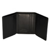 Black -  Kangaroo Tri Fold Wallet