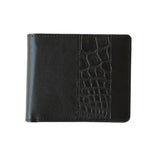 Black Crocodile & Kangaroo Wallet