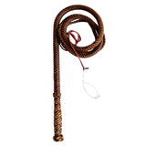 redhide bull whip 8 ft - 12 plait