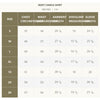 Camille Shirt Bone Size Guide