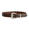 Western Embossed Leather Belt