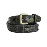Black Crocodile Hornback Belt