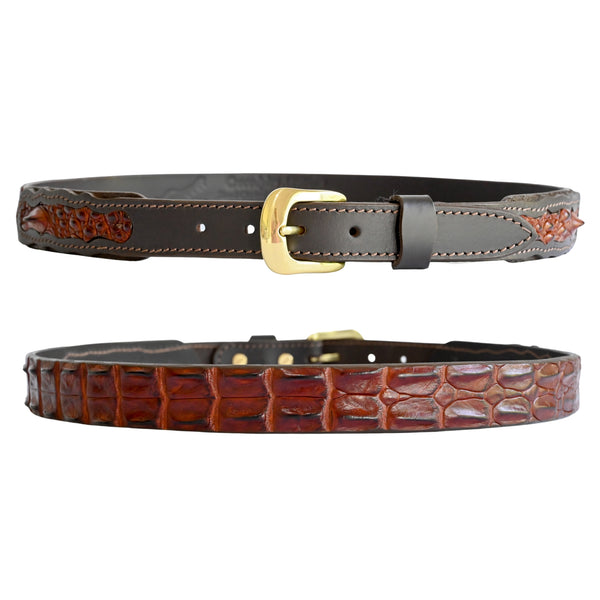 Crocodile Leather Ranger Belt