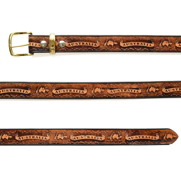 Australia Embossed Belt