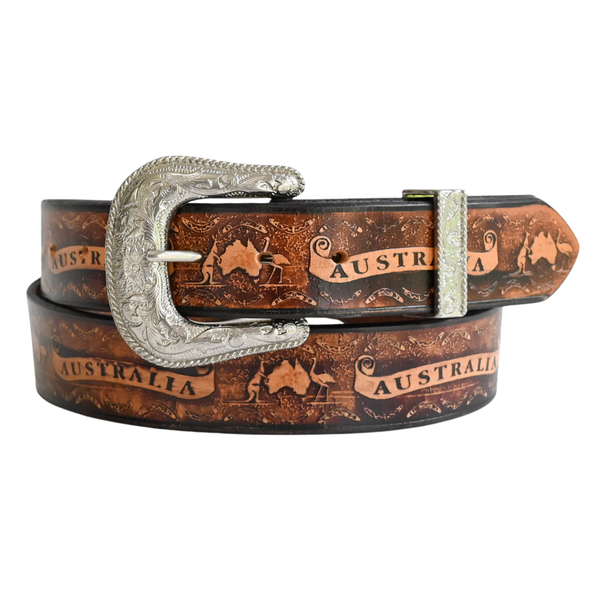 Australia Embossed Belt