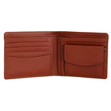 Tan Emu & Kangaroo Wallet - Open