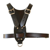 Leather Dog Harness Brown