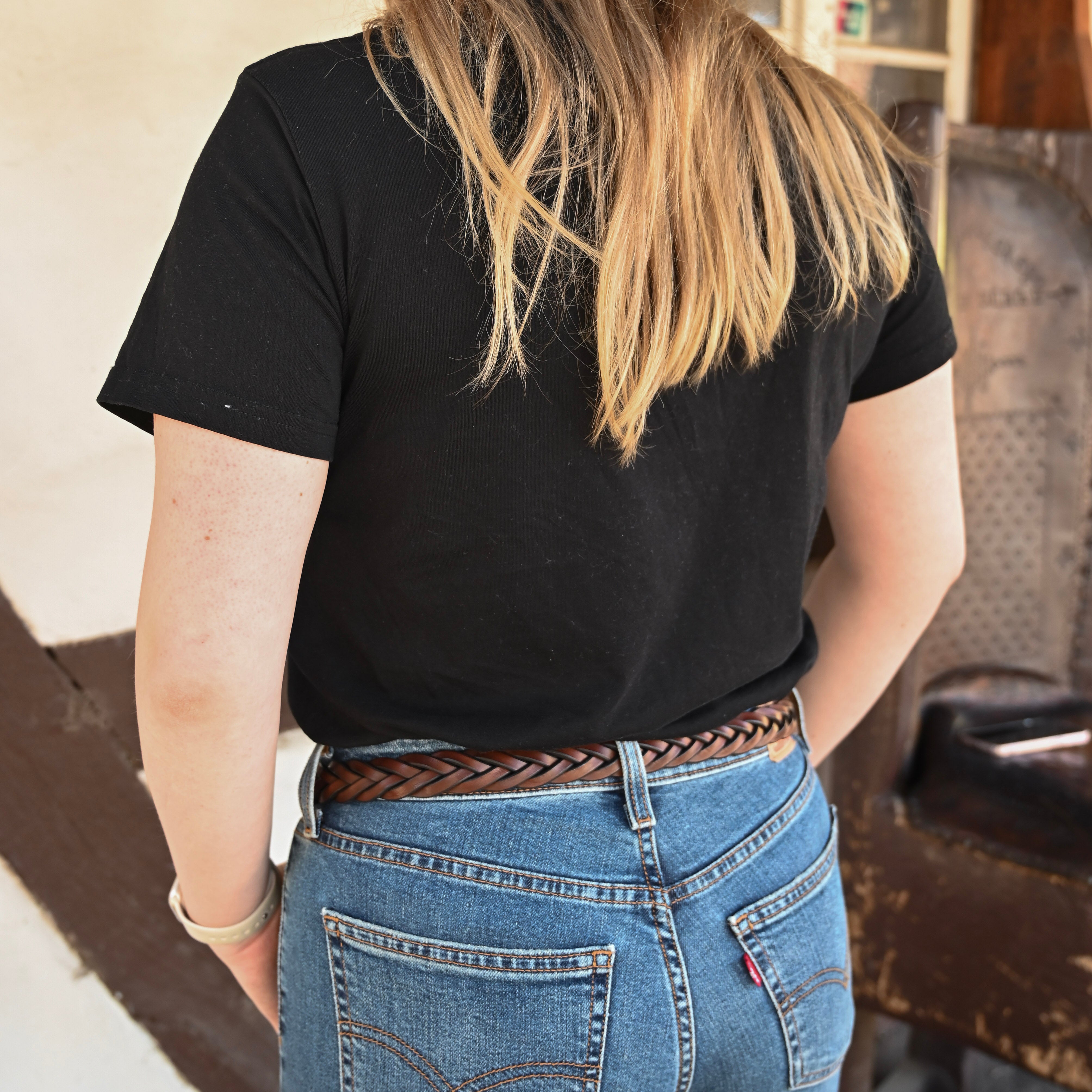 Plaited Leather Belt