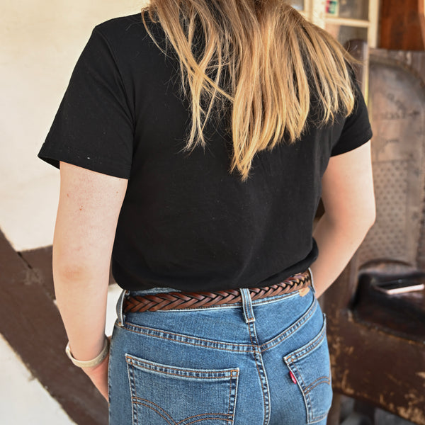 Plaited Leather Belt