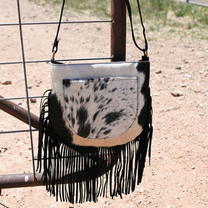 JESSIE Cowhide Fringed Bag 