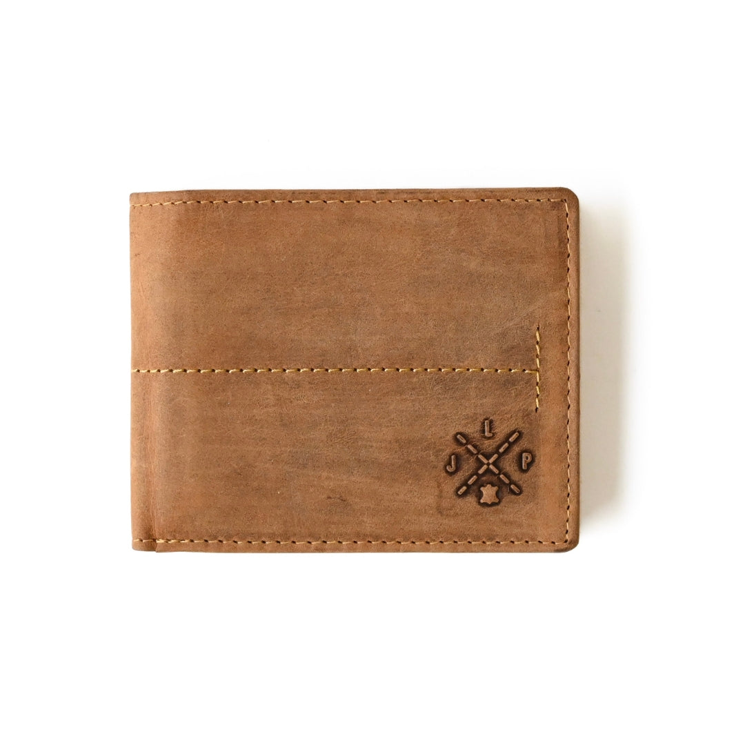 JLP ADIRA MEN'S LEATHER WALLET | cards, coin pouch, ID Window