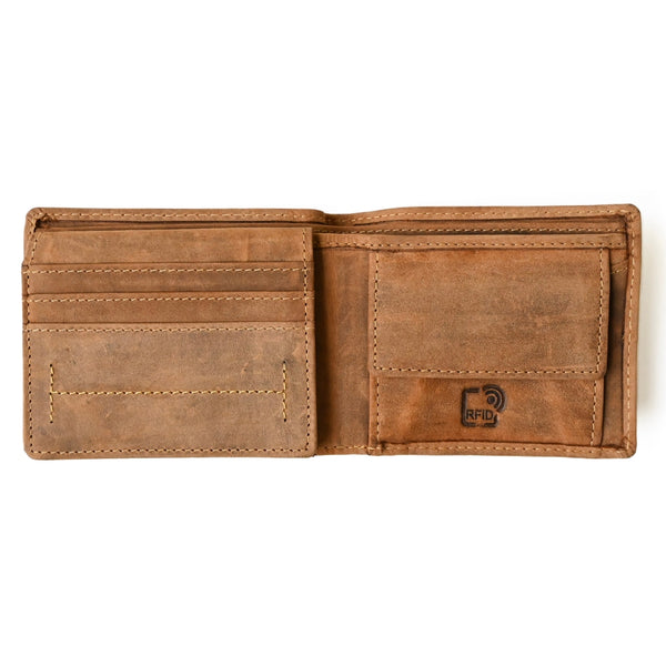 JLP ADIRA MEN'S LEATHER WALLET | cards, coin pouch, ID Window