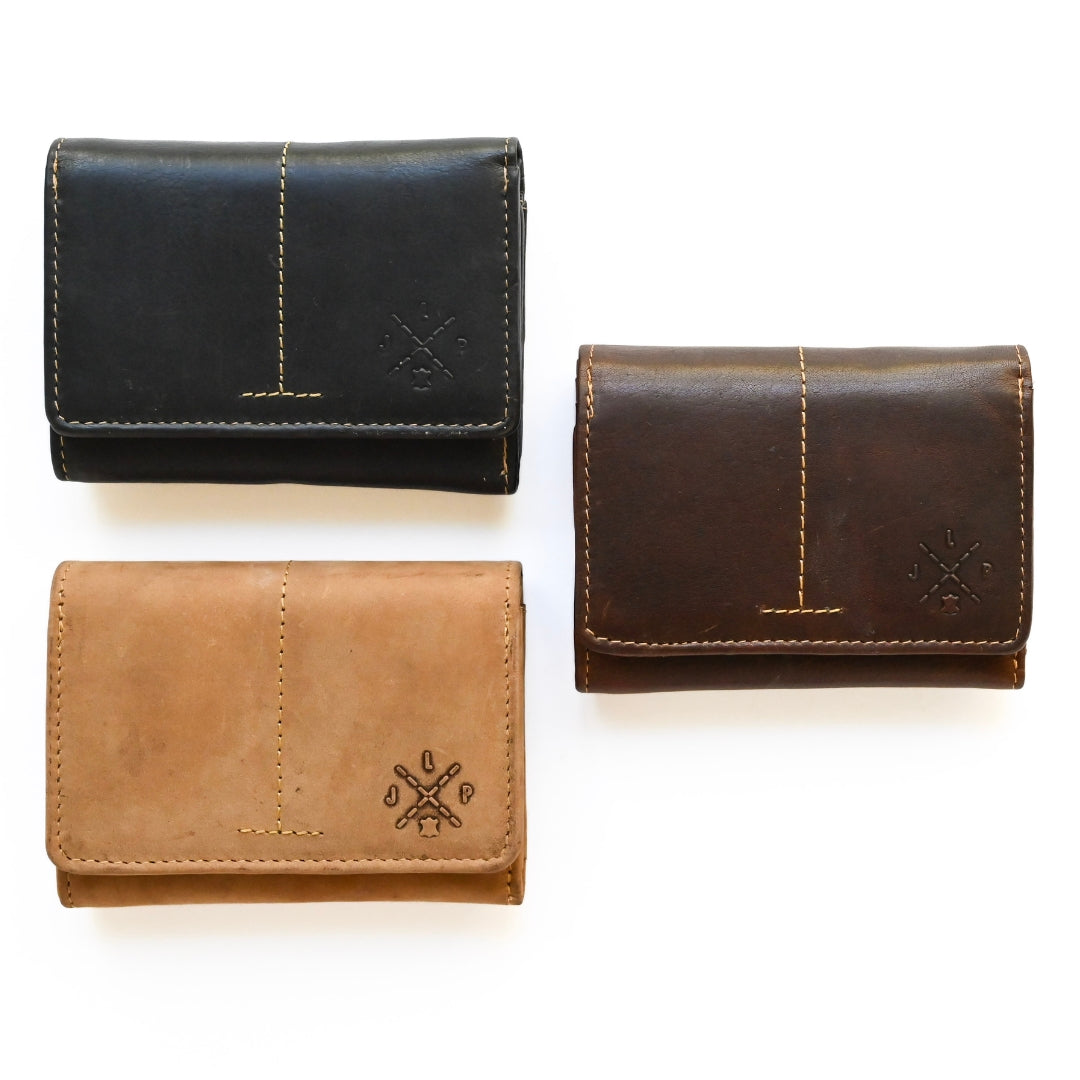 JLP PURUS MEN'S LEATHER WALLET | cards, ID Window