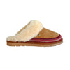 Julie Scuff Slippers  Braid Chestnut