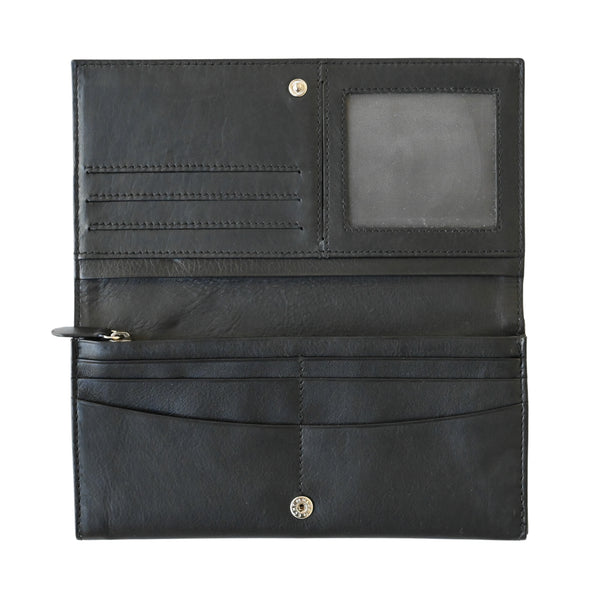 Kangaroo Ladies Long Wallet Black