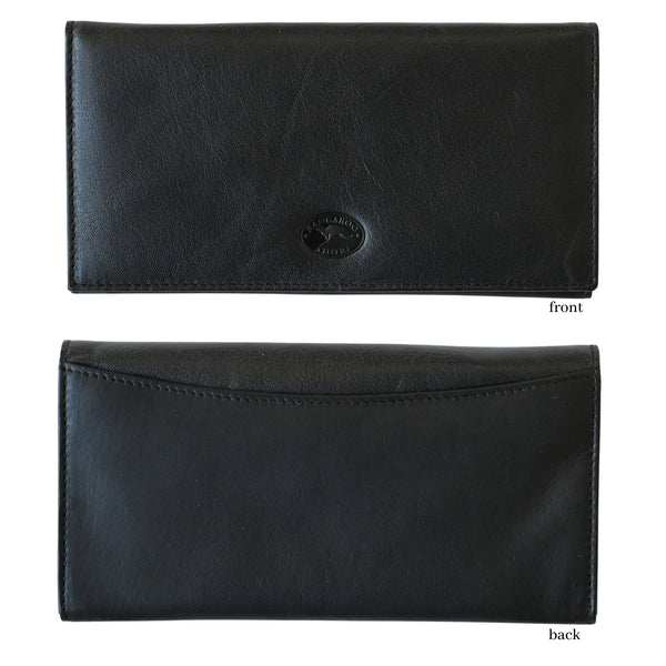Kangaroo Ladies Long Wallet Black
