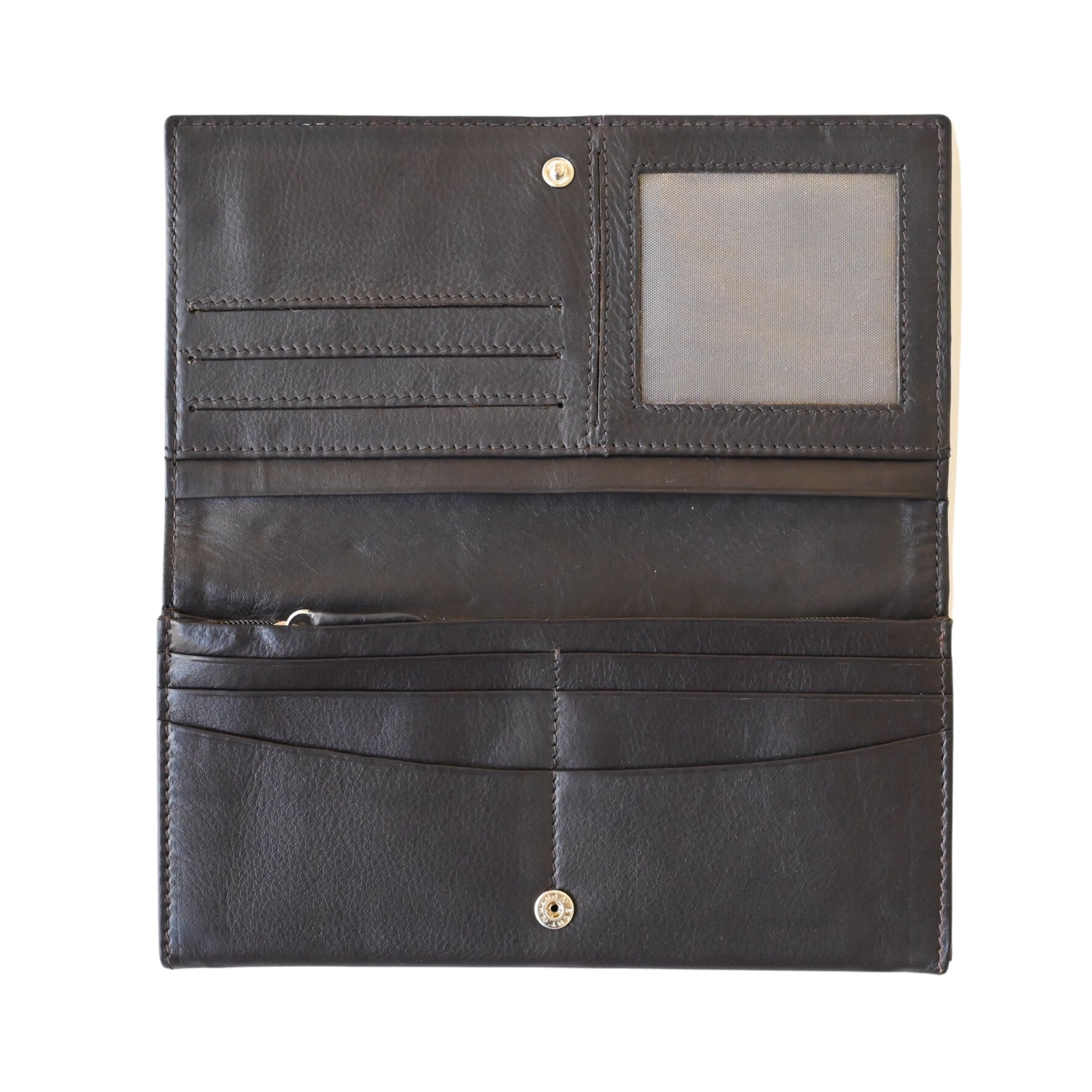 Kangaroo Ladies Long Wallet Brown
