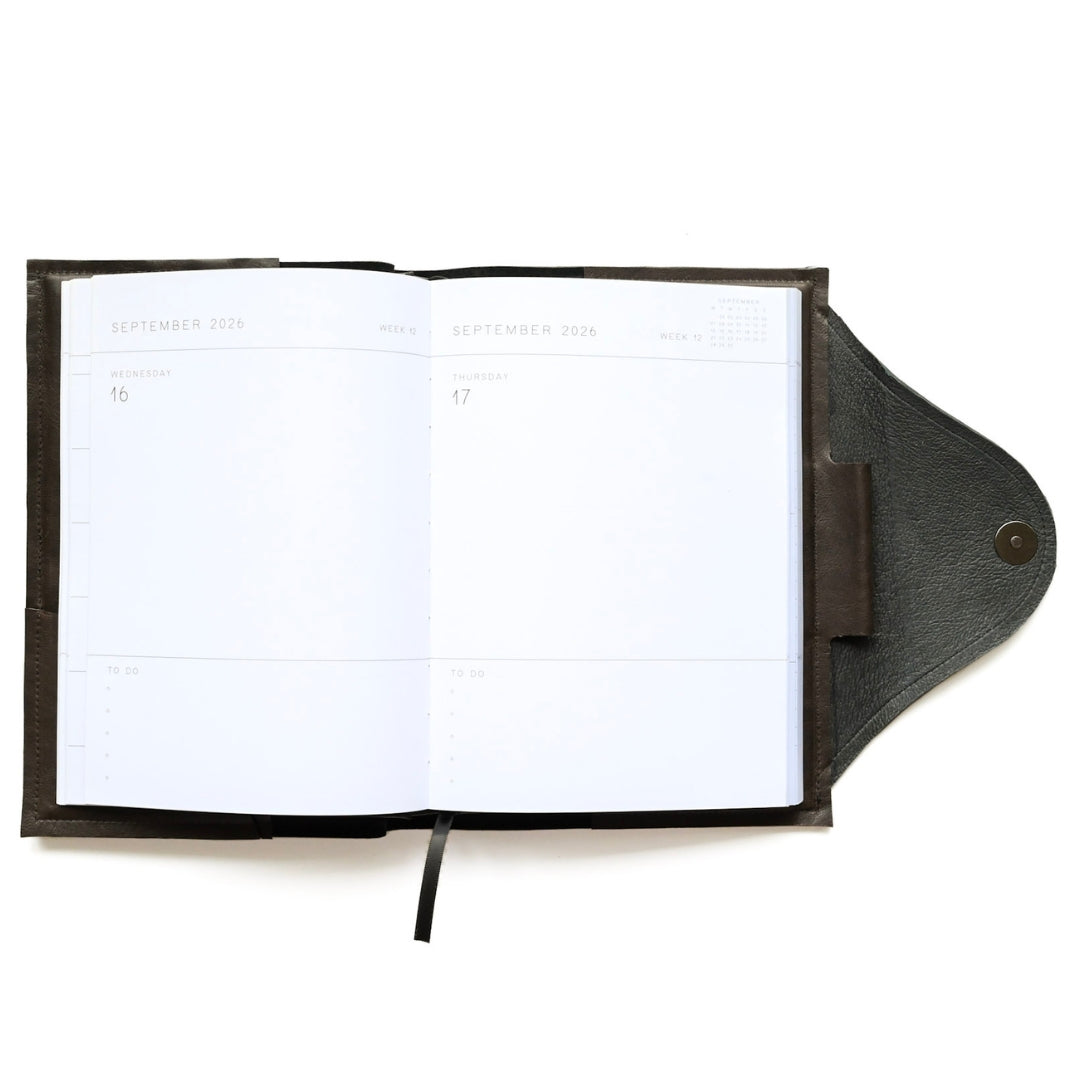 A5 Kangaroo Leather Planner/Diary Cover