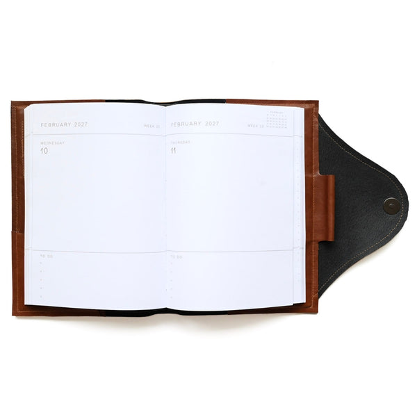 A5 Kangaroo Leather Planner/Diary Cover