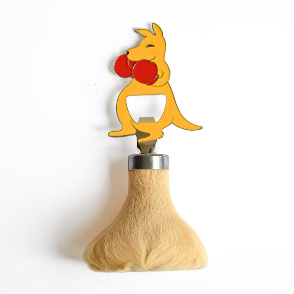 Kangaroo Scrotum Bottle Opener Boxing Kangaroo