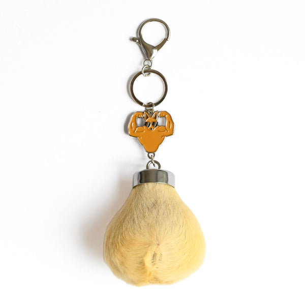 Kangaroo Scrotum Keyring - Muscle Kangaroo