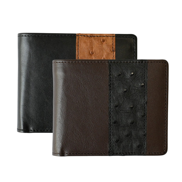 Kangaroo & Ostrich Wallet | 13 Cards, ID Window
