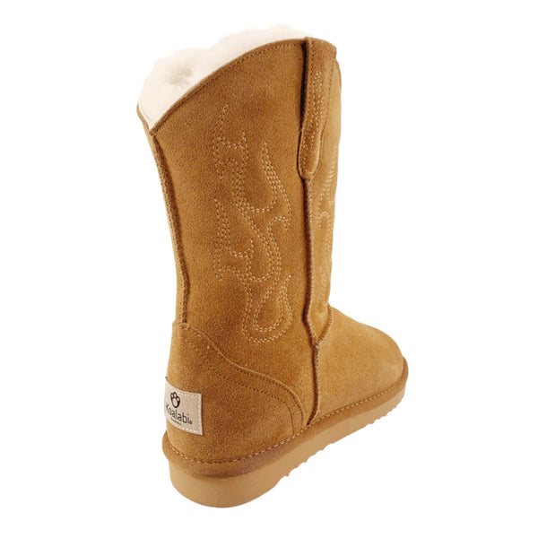 Brumby Western Style Sheepskin Ugg Boots in Chestnut Colour