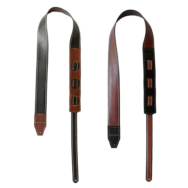 Cowhide & Kangaroo Leather Guitar Straps
