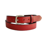 Classic Cowhide Belt 1 1/4" Red