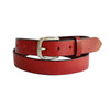 Classic Cowhide Belt 1 1/4" Red