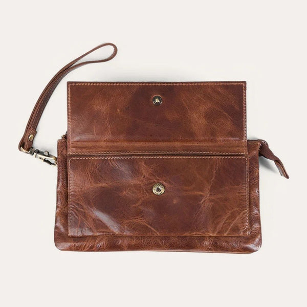 Ringers Western Toro Strap Purse - Cognac