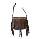 SAWYER Crossbody Cowhide Tooled Bag