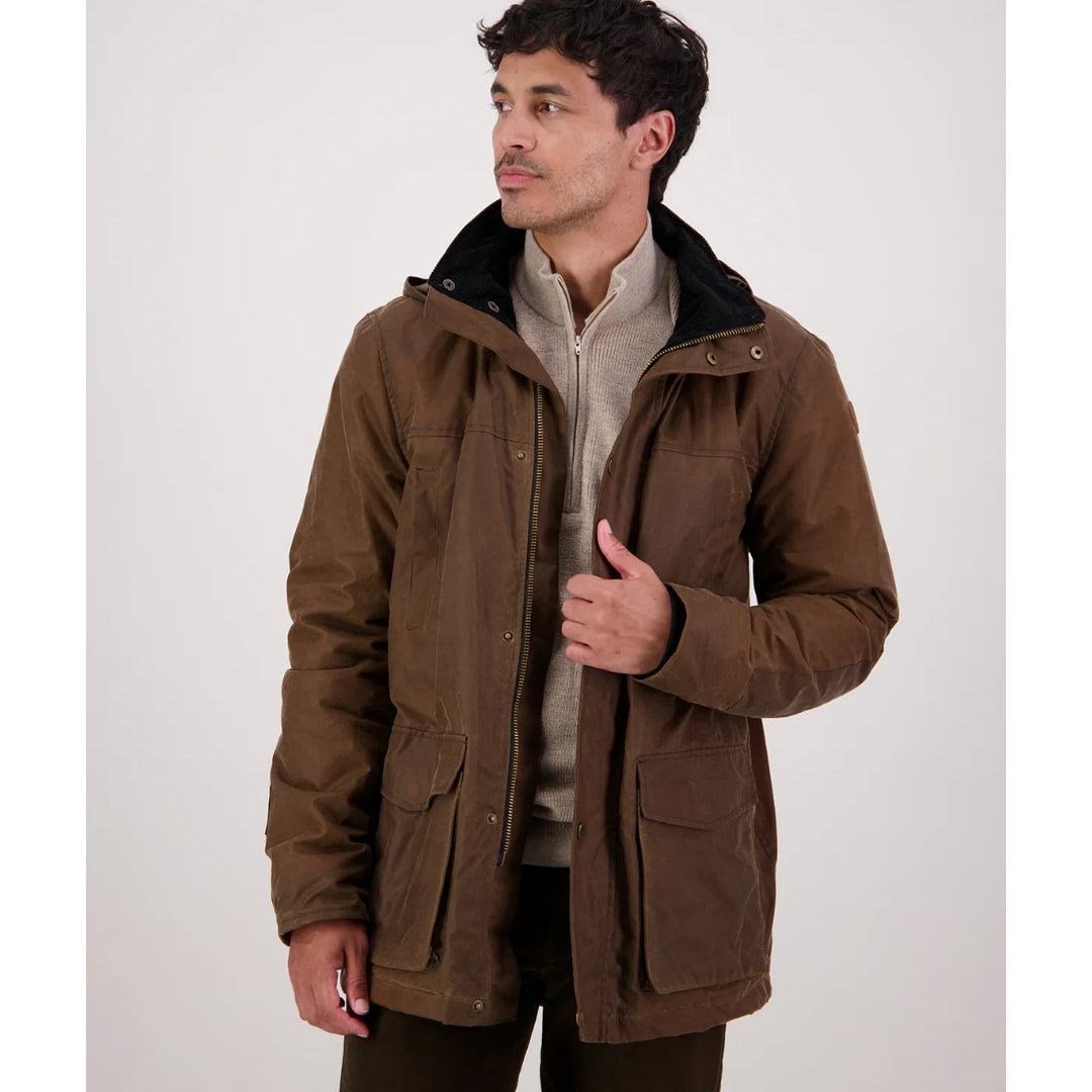 Swanndri Men's Evans Flat V2 Oilskin Jacket