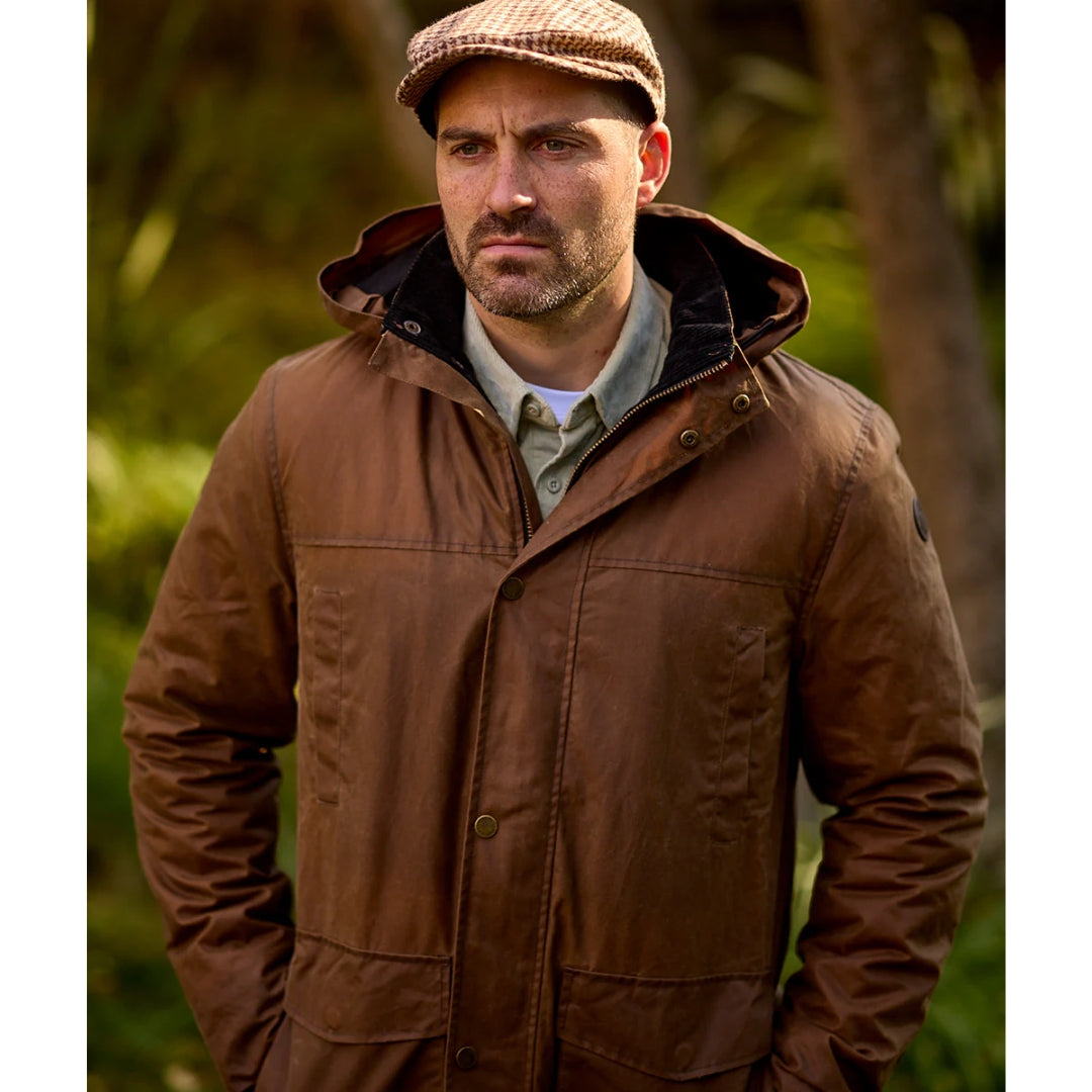 Swanndri Men's Evans Flat V2 Oilskin Jacket