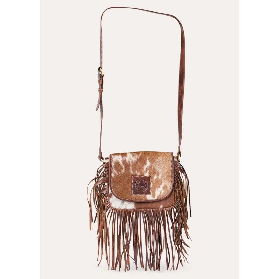 Ringers Western Toro Tassle Saddle Bag - Cognac/Brown