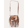 Ringers Western Toro Tassle Saddle Bag - Cognac/Brown