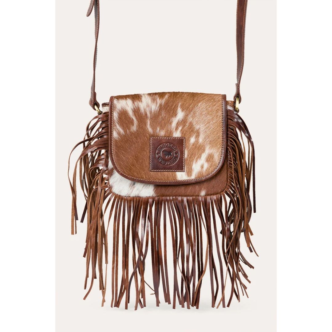 Ringers Western Toro Tassle Saddle Bag - Cognac/Brown