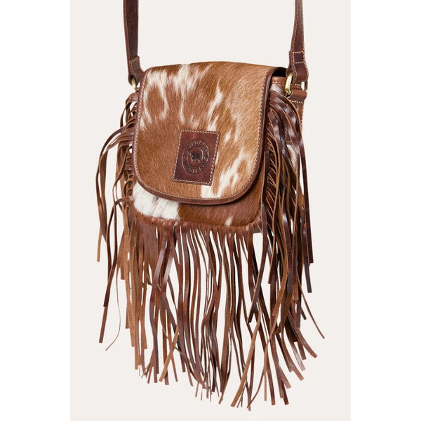 Ringers Western Toro Tassle Saddle Bag - Cognac/Brown