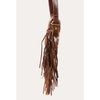 Ringers Western Toro Tassle Saddle Bag - Cognac/Brown