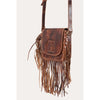 Ringers Western Toro Tassle Saddle Bag - Cognac/Brown