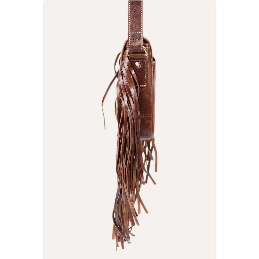 Ringers Western Toro Tassle Saddle Bag - Cognac/Brown