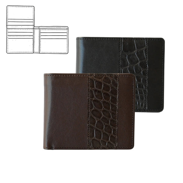 Visentin Kangaroo and Crocodile Wallet 304