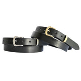 Classic Cowhide Belt 1" Black