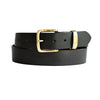 PLUS SIZE Classic Cowhide Belt 1 1/2" Black
