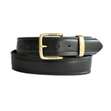 PLUS SIZE Classic Cowhide Belt 1 1/2" Black