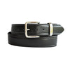 PLUS SIZE Classic Cowhide Belt 1 1/2" Black