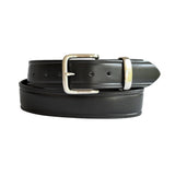 PLUS SIZE Classic Cowhide Belt 1 1/2" Black