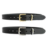 PLUS SIZE Classic Cowhide Belt 1 1/4" Black