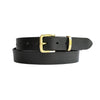 PLUS SIZE Classic Cowhide Belt 1 1/4" Black