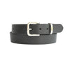 PLUS SIZE Classic Cowhide Belt 1 1/4" Black